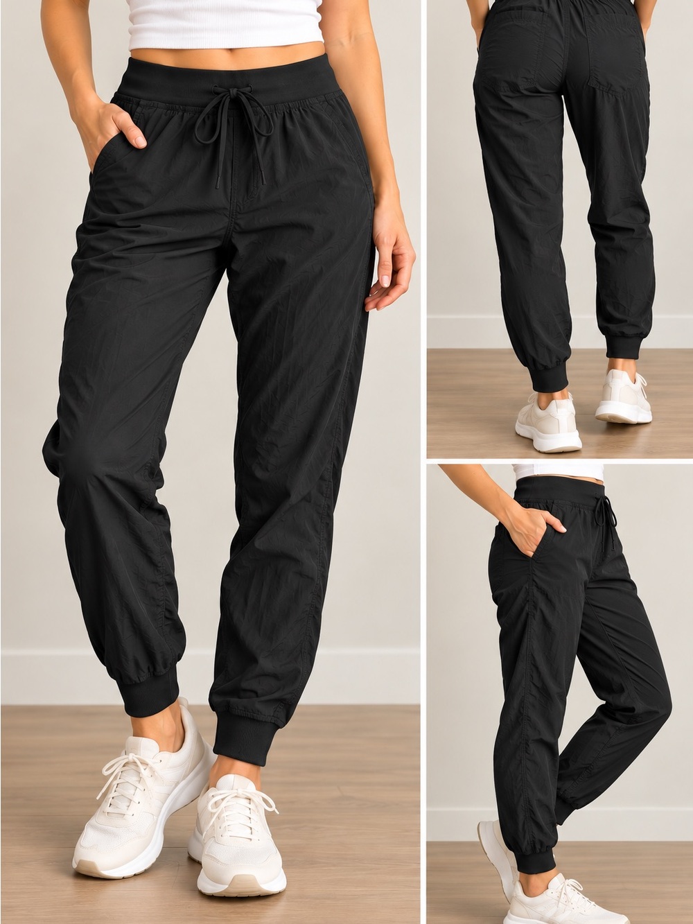 CALIA by Carrie Underwood Black Drawstring Joggers